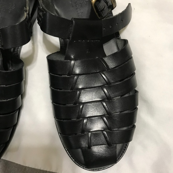 NWOT Tommy Bahama Men's Size 9 Sandals Black Lucca - Picture 2 of 8